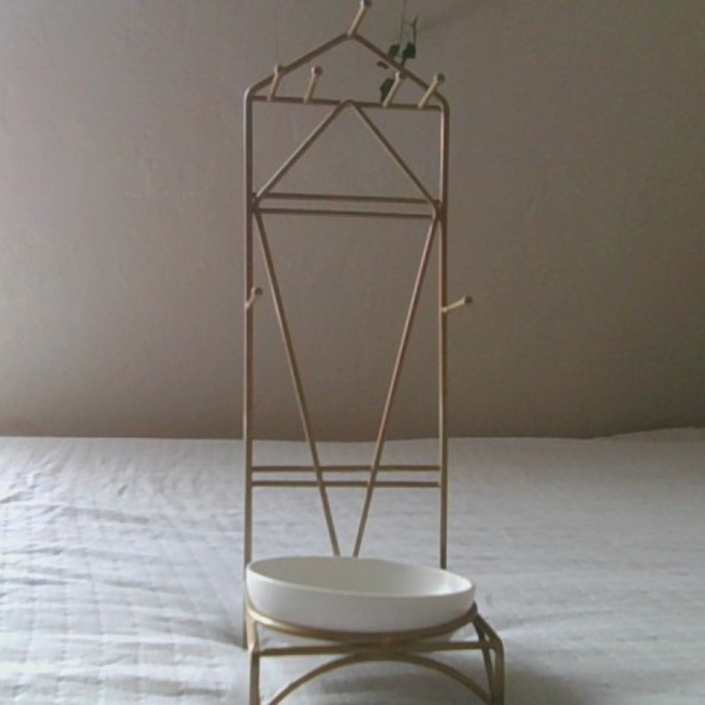 Gold Jewelry Holder